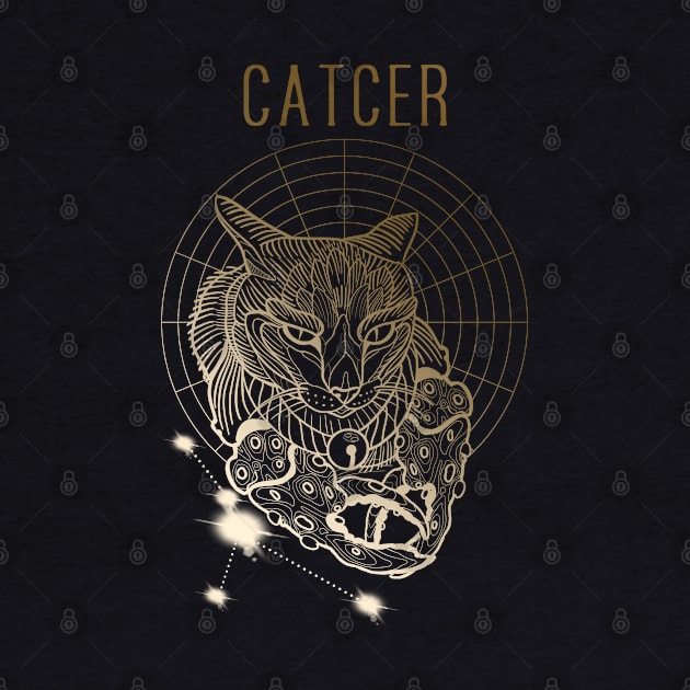 A zodiac cattery: Cancer - catcer by Blacklinesw9